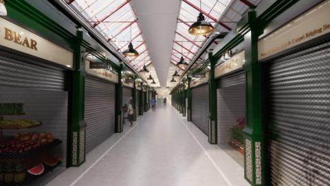 Artist's impression of the new Butter Market