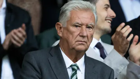 Celtic Chairman Peter Lawwell during a Premier Sports Cup Second Round match between Celtic and Falkirk at Celtic Park