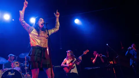 Stephen Keable/Shutterstock Oi Va Voi in concert, Cambridge Junction, Cambridge, UK - 23 May 2025