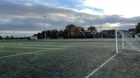 empty football pitches