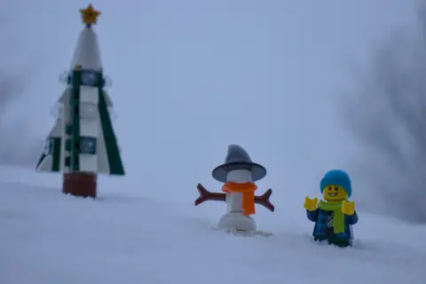 Craig Horne Lego characters in a snowy landscape