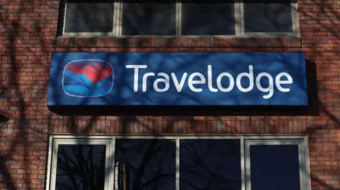 Getty Images A Travelodge sign outside one of its hotels