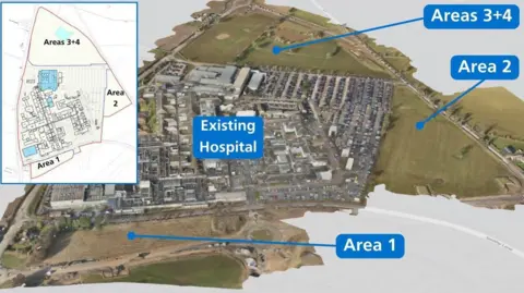 MCHFT Aerial view of the site