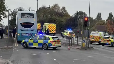 Wayne Dyer A crash on Bobbers Mill Bridge in Alfreton Road