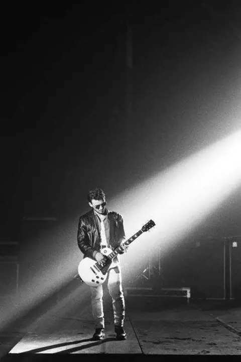 Valerie Phillips James Dean Bradfield appears on stage