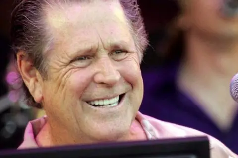 Getty Images Brian Wilson at Glastonbury 2005