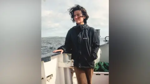 Supplied Nicola Verdon on a boat