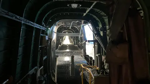 Interior of the plane 