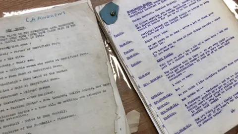 The original script