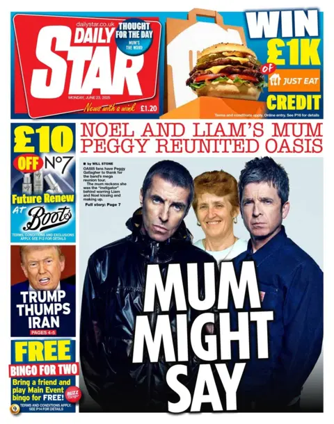  "Noel and Liam's mum Peggy reunited Oasis"