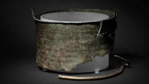 David Brunetti/National Trust The Bromeswell Bucket has been unearthed over several years