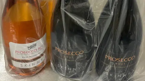 West Yorkshire Trading Standards Skinny prosecco in wrapping