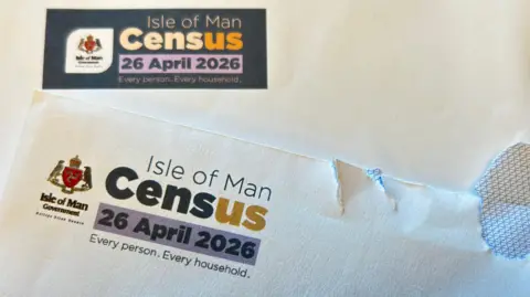 A census letter with the government crest nest to the census logo with every person, every household written underneath.