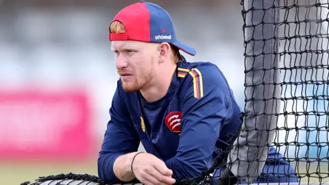 Jordan Cox at the County Ground in Chelmsford