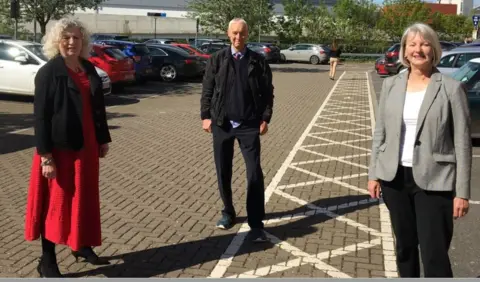 AndrewGant (R-L) Liz Brighouse, Pete Sudbury and Liz Leffman