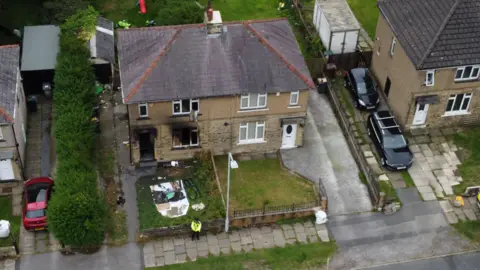 BBC View of the house involved