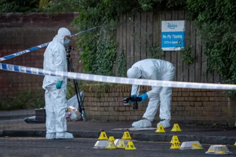 Forensics at the scene 