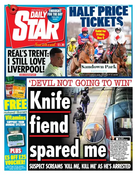  "Knife fiend spared me". 