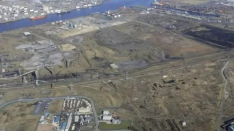 Aerial photograph of Teesworks