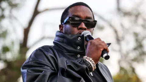 Sean "Diddy" Combs performing