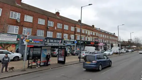 A general view of Kinsgsbury Road.