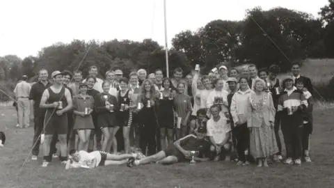 Sudbury Rowing Club Members of Sudbury Rowing Club celebrating the Easter opening on the meadow