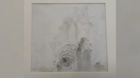 Colchester Museums A pencil drawing of St Botolph's Priory by John Constable. It depicts a sketch of remains of the nave of the medieval priory's church.
