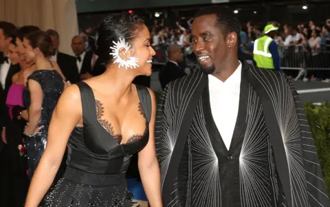 EPA Cassie and Diddy at the 2017 Met Gala