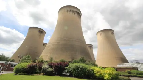 Cooling towers at Drax power station