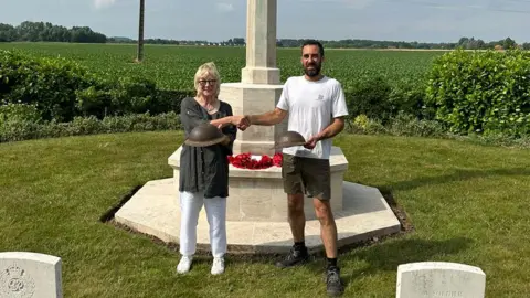 WW2 helmets find linked to SS massacre of Royal Norfolk soldiers