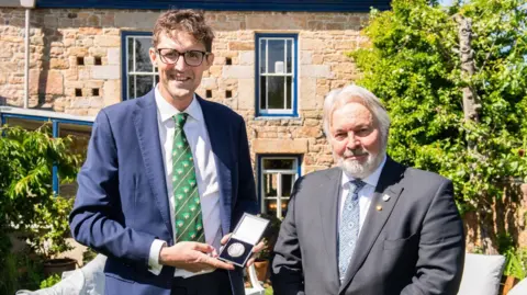 Jersey Evening Post Simon Boas and Sir Timothy Le Cocq