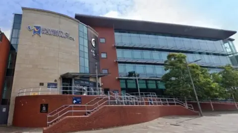 Google Exterior of a University of Wolverhampton building