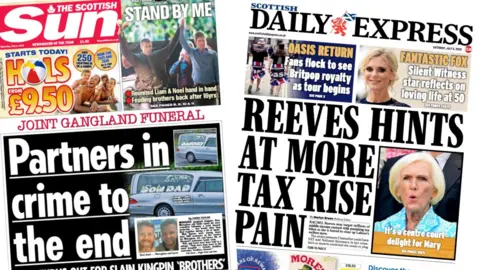 The Scottish Sun and Scottish Daily Express