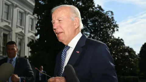 Getty Images US President Joe Biden at the White House on September 2, 2024.