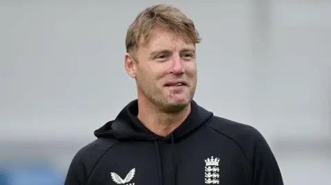Getty Images Andrew Flintoff in England cricket hoodie