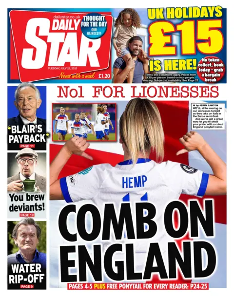  "Comb on England". 