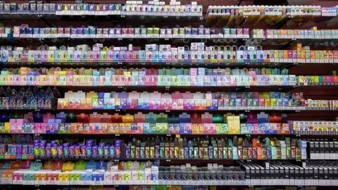 Reuters Vapes on shop shelves