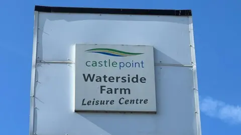 Richard Smith/BBC Waterside Farm leisure centre sign