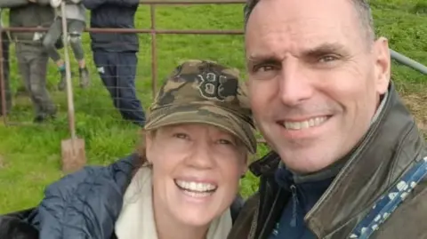 A selfie of Daniel Duggan and his wife Saffrine Duggan