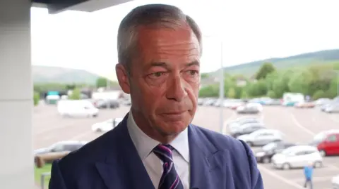 BBC Reform UK leader Nigel Farage