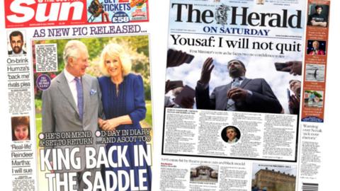 Front pages 27/04