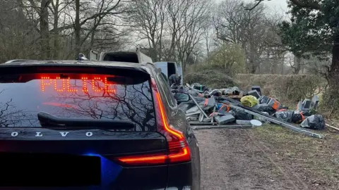 Fly-tipping in Meriden