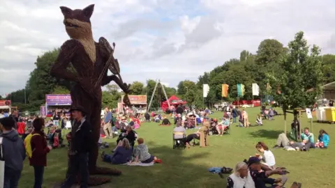 Nic Rigby/BBC Folk Festival view taken in 2015