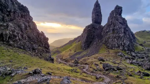 Cairngorm Wilderness Contracts Old Man of Storr