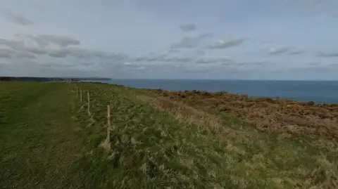 Google Maps The coast path at North Cliffs