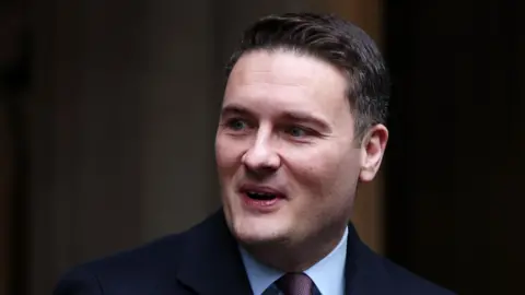 ANDY RAIN/EPA/Shutterstock Health Secretary Wes Streeting in a close up.