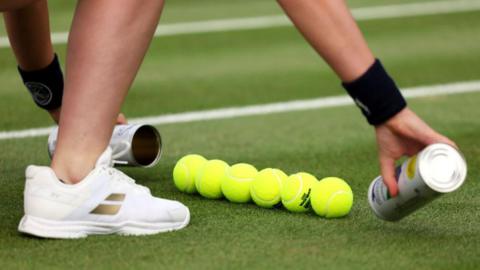 tennis balls at Wimbledon