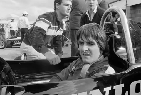 Getty/Keith Sutton/Sutton Images SILVERSTONE CIRCUIT, UNITED KINGDOM - OCTOBER 02: Martin Donnelly, Ralt RT3 Toyota during the R19 Silverstone at Silverstone Circuit on October 02, 1983 in Silverstone Circuit, United Kingdom. (Photo by Keith Sutton/Sutton Images)