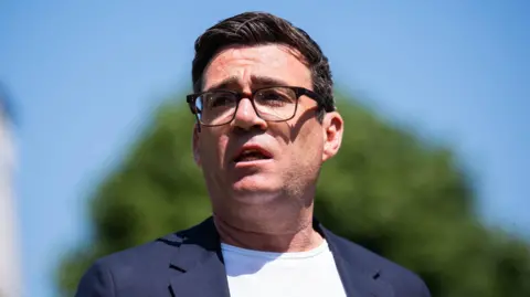 File photo dated 14/05/25 of Mayor of Greater Manchester Andy Burnham, who has said MPs are privately urging him to challenge Sir Keir Starmer for the Labour leadership in an intervention likely to fuel speculation he could be seeking a return to Westminster. Issue date: Thursday September 25, 2025