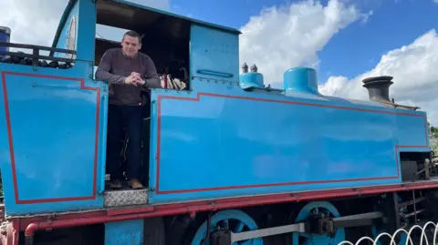 BBC Douglas Ross on a train